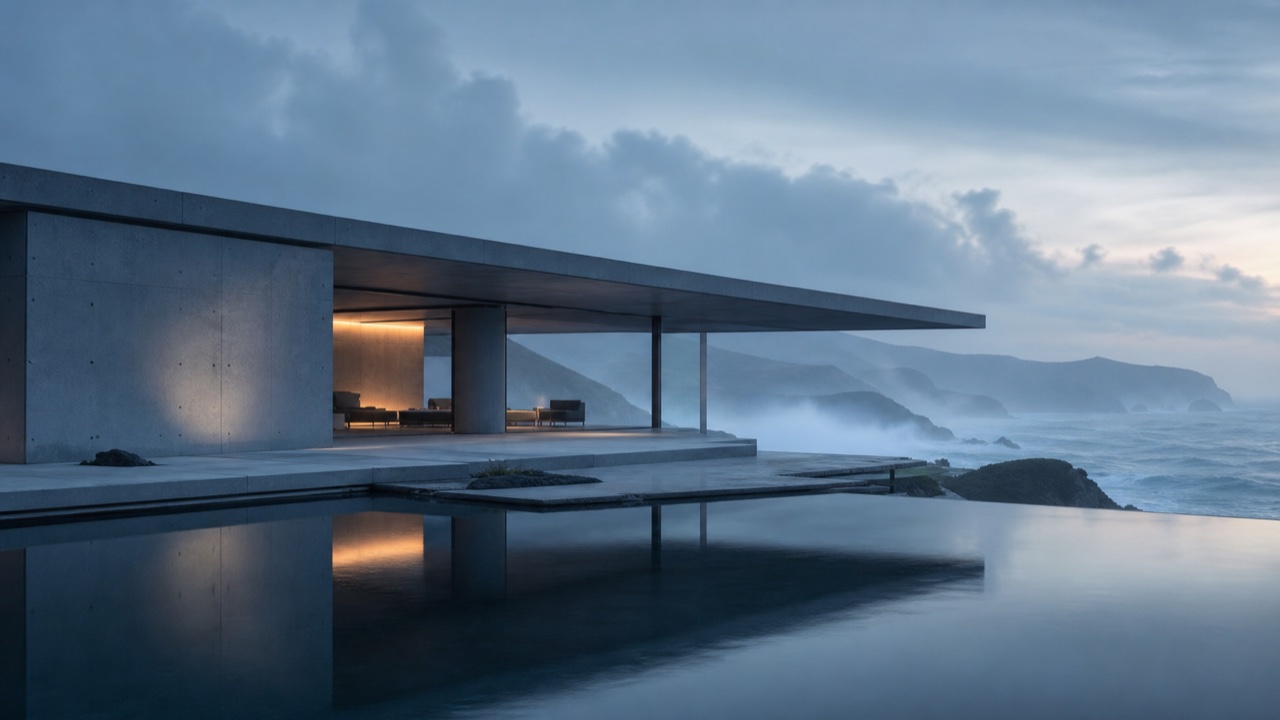 Coastal architecture style example